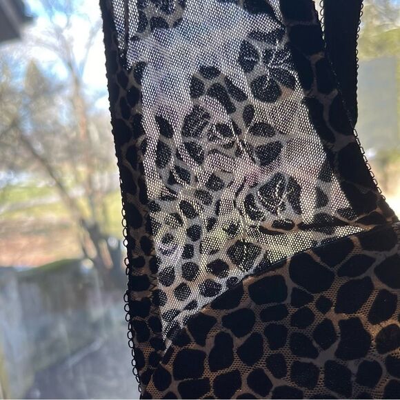 Wacoal Bra Black and Tan Leopard Print Underwire, no padding Size 34D - Picture 8 of 8
